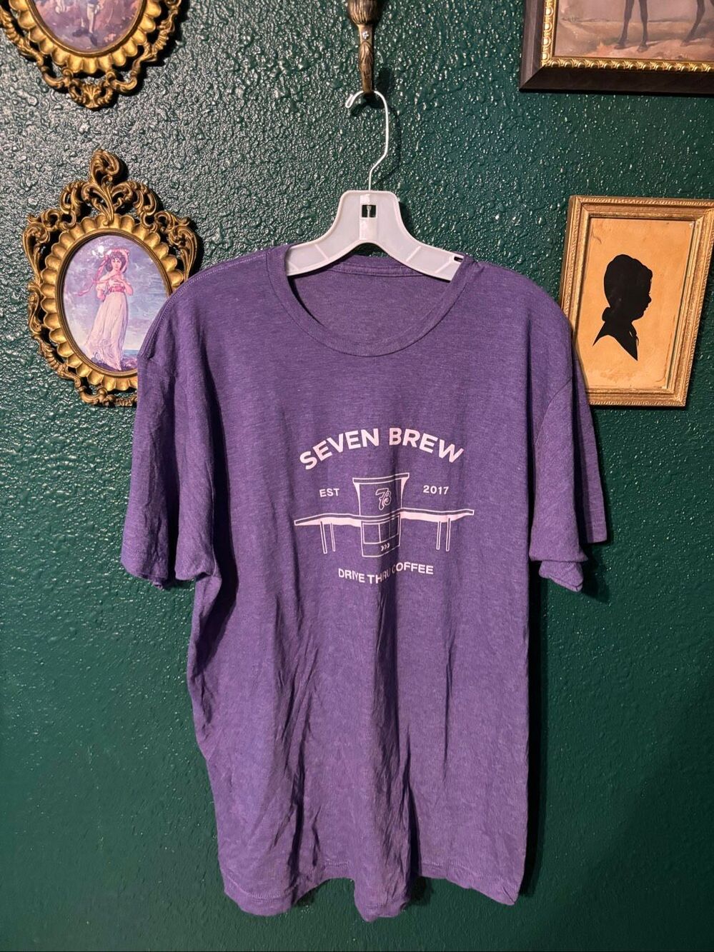 7 Brew Purple Shirt Sz XXL